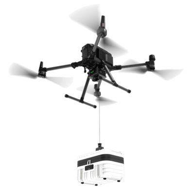 جعبه تحویل پهپاد چند منظوره محموله 50 وات DJI Matrice 350 با وینچ داخلی برای DJI M350