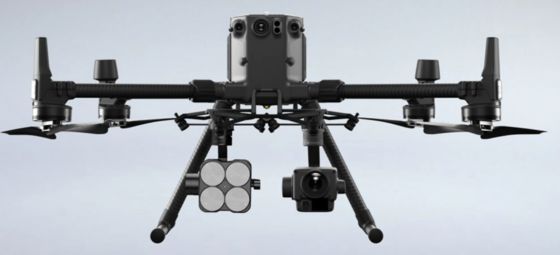 satın al IP44 DJI Matrice 350 Yük Taşıma Kapasiteli 3 Eksenli Gimbal Drone Arama Işığı 13400 Lümen online manufacture