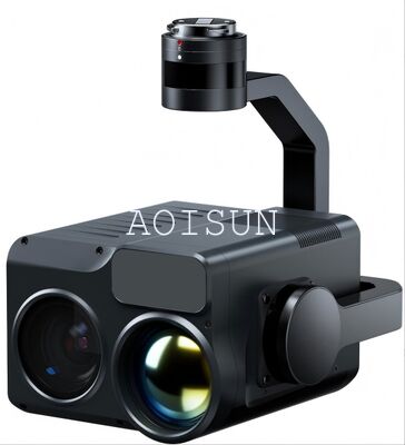 kaufen Hochauflösende 1280 Drohnen-Gimbal-Kamera mit IR-Laser-Nachtsichtkamera on-line-Fertigung