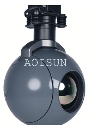 주문 50mm 렌즈 드론 열화상 카메라 12V - 16V 짐벌 드론 카메라 온라인 제조