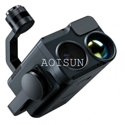 kaufen Hochauflösende 1280 Drohnen-Gimbal-Kamera mit IR-Laser-Nachtsichtkamera Online-Herstellung