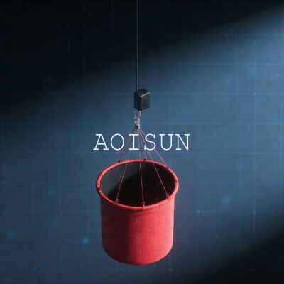 AOISUN MYUAV IP68 Waterproof 800℃ High-Temperature Resistant UAV Fire Bucket with Multi-Layer Safety Protection for DJI FlyCart Payload