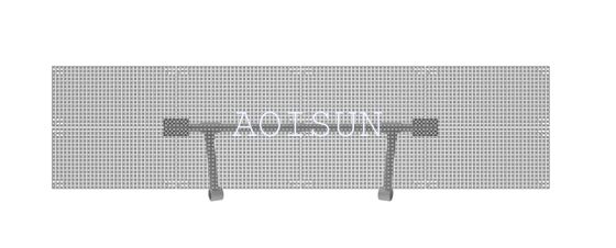 DS16 Warning Screen with 52-Inch Ultra-Wide Full-Color Display, 4096 High-Brightness Lamp Beads, and 1000m Flash Visibility for DJI Matrice 400